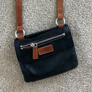 Cole Haan Crossbody Black Leather Purse